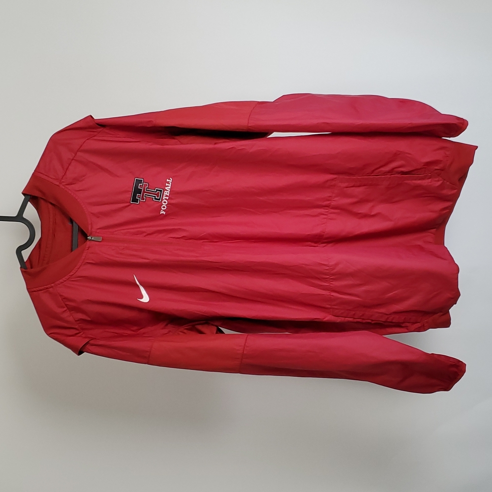 Nike Men sweater sport  running hiking sz XL T football team rare red